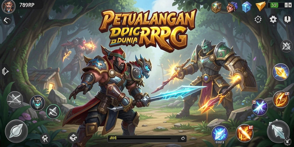Tampilan gameplay RPG 789RP yang menakjubkan dan mendebarkan.