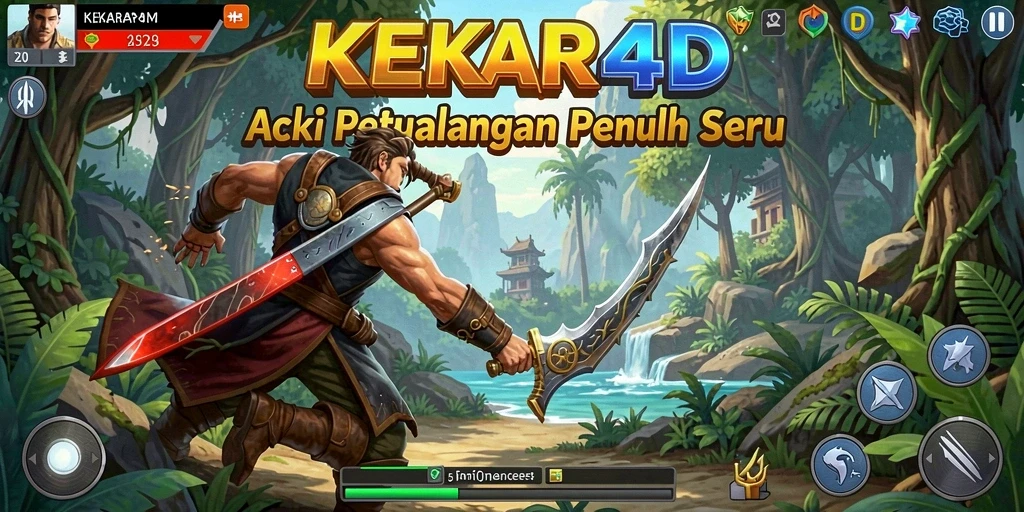Tampilan gameplay KEKAR4D yang seru dan penuh aksi.