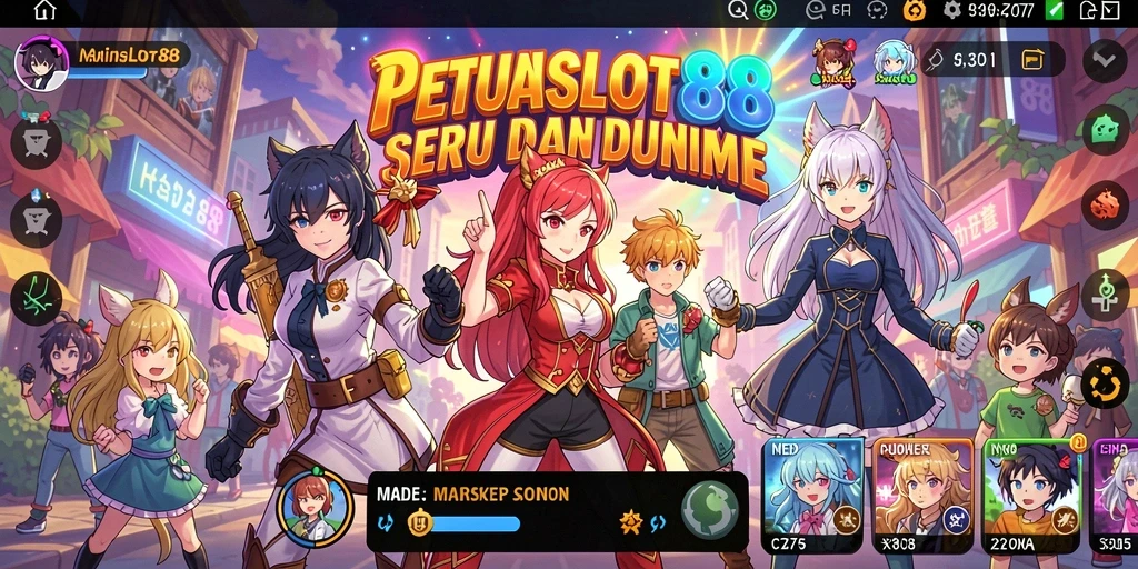 Tampilan seru gameplay MAINSLOT88 yang penuh warna dan karakter menarik.