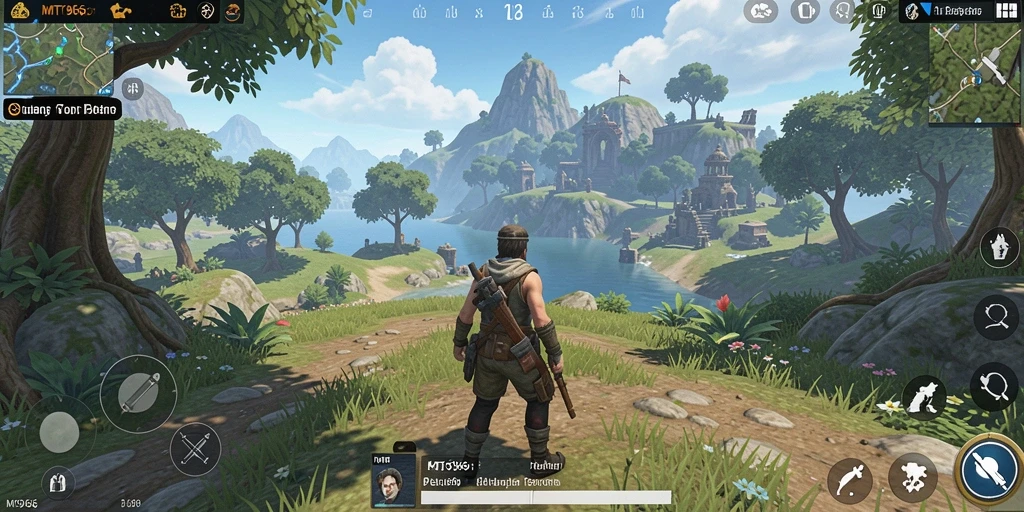 Tampilan gameplay Open World yang memukau di MT966.