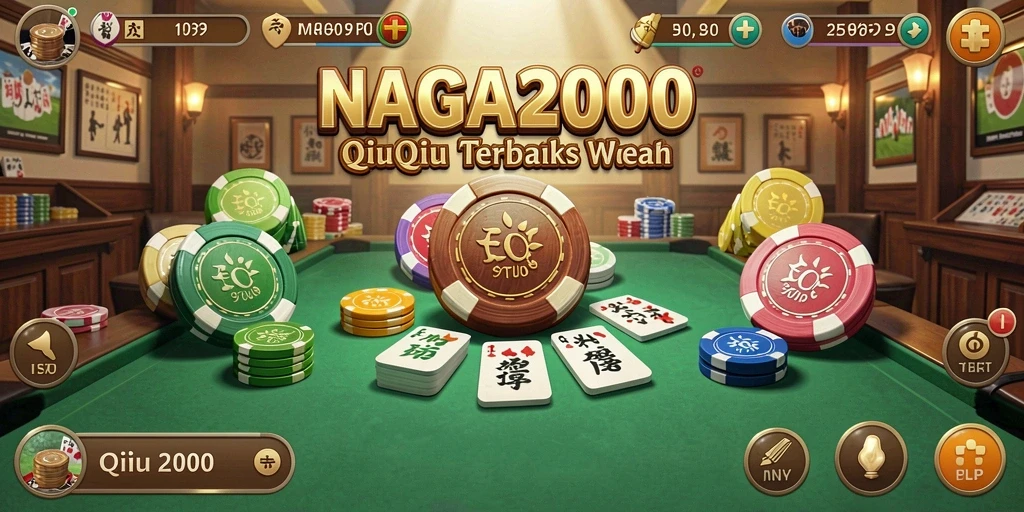 Screenshot gameplay seru dari NAGA2000 dalam permainan QiuQiu.