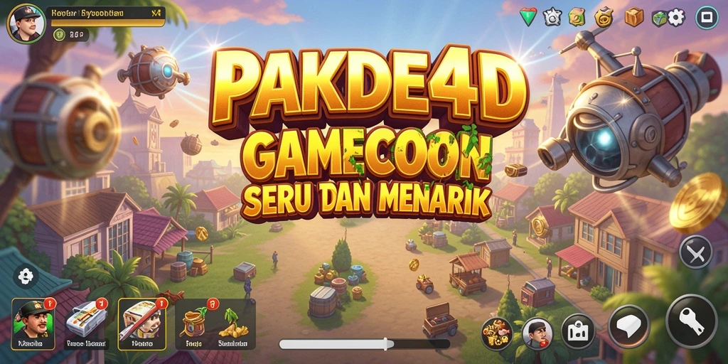 Tangkapan layar PAKDE4D menampilkan gameplay yang seru dan interaktif.