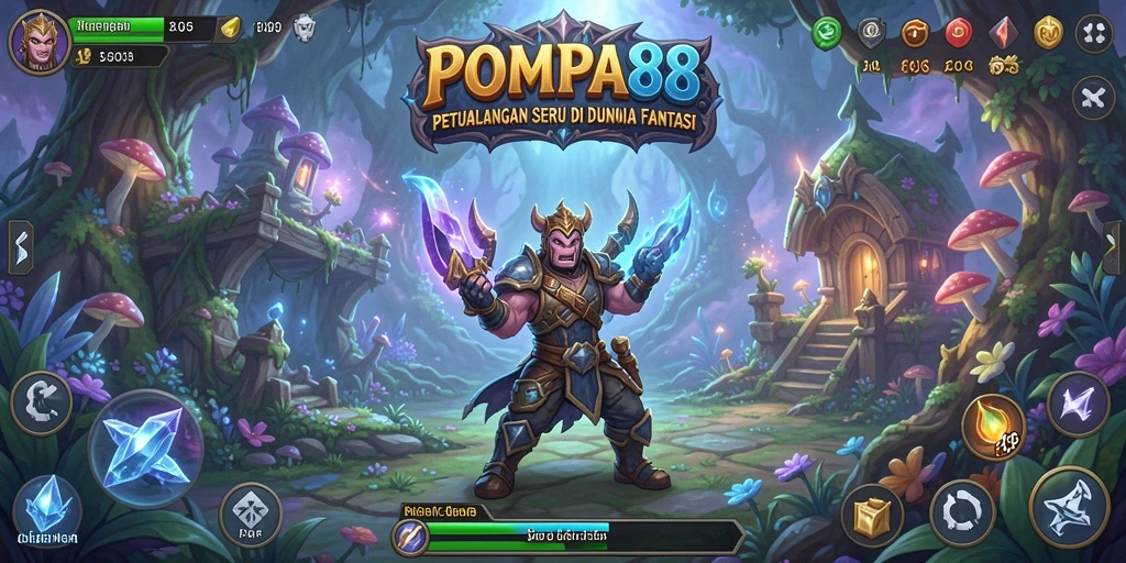 Tangkapan layar POMPA88 menunjukkan gameplay petualangan yang mendebarkan.