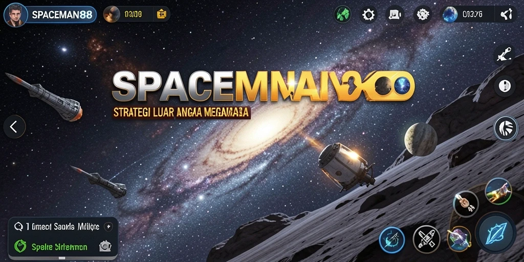 Tampilan seru gameplay SPACEMAN88 dengan strategi luar angkasa.
