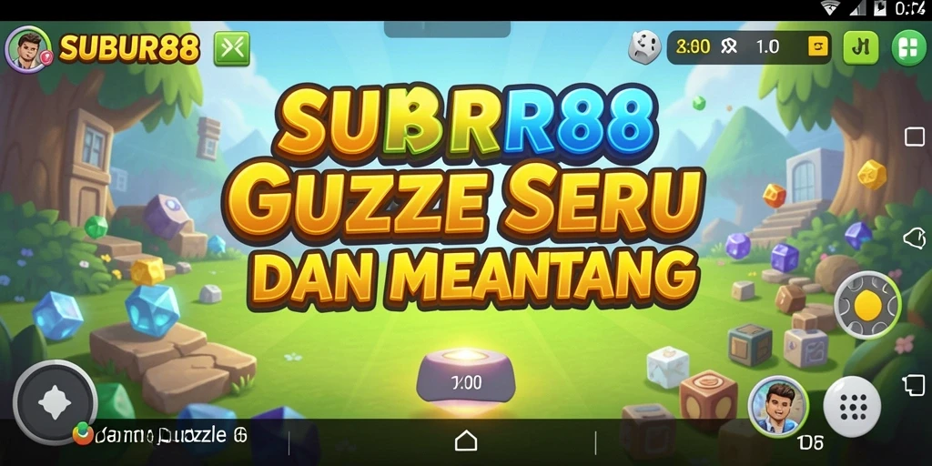 Screenshot utama SUBUR88 menunjukkan gameplay Puzzle yang penuh tantangan.